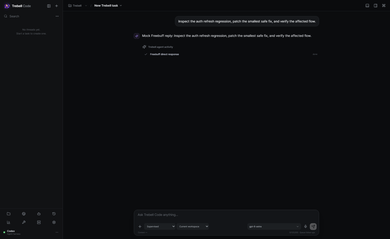 Trebell Code desktop application