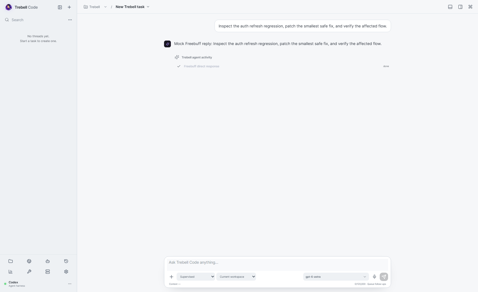 Trebell Code desktop application